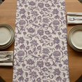 thumbnail image 5 of Table Runners 72 Inches Long Dress Scarves, Purple Floral Farmhouse Kitchen Table Runner, Coffee Tablerunners, Spring Plants Flowers Vintage Rustic 14x72 Inch, 5 of 9