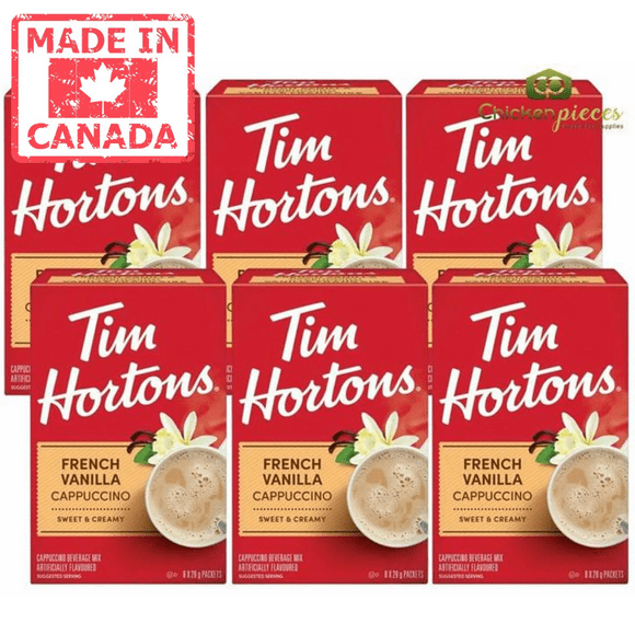Tim Hortons French Vanilla Cappuccino 8CT X 28g Pack (6/Case)