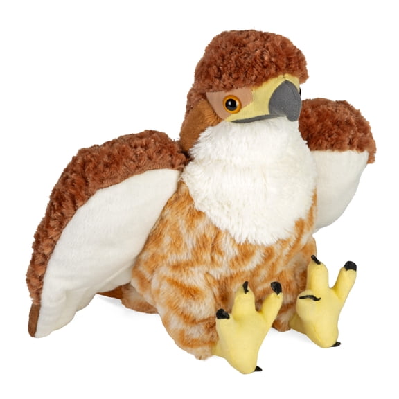 Wild Republic Red Tailed Hawk Plush, Stuffed Animal, Plush Toy, Gifts Kids, Cuddlekins, 12 Inches