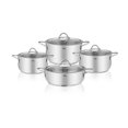 thumbnail image 1 of Discount World HD-CS-3216 Ferro Set de Pot en Acier Inoxydable & 44; Crème - 8 Pièces, 1 of 1