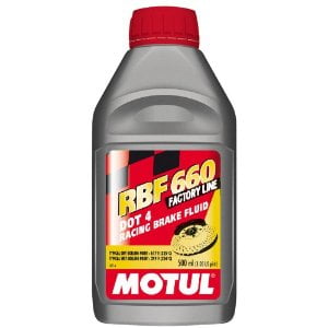 Motul 101667 RBF 660 Brake Fluid BRAKE FLUID/CLEANER