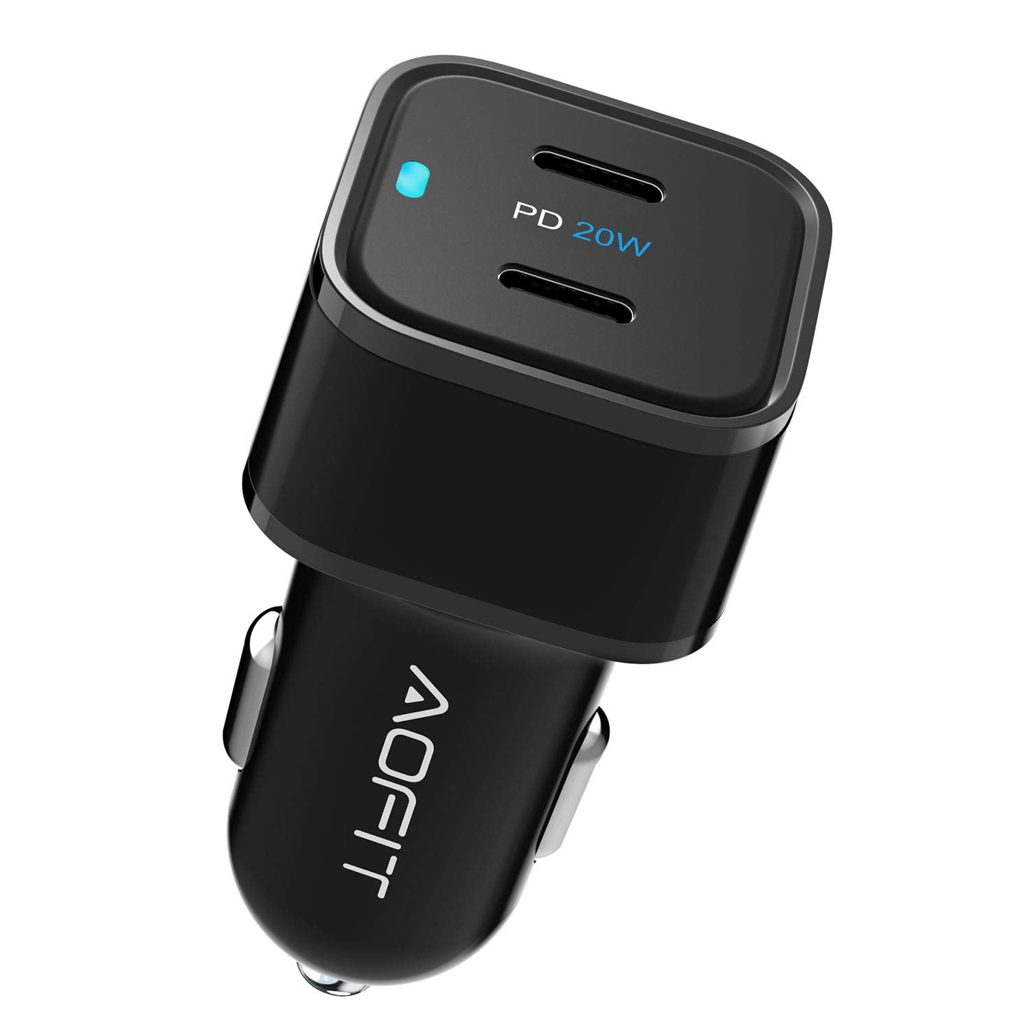 USB C Car Charger[UL Certified], AOFIT Dual 20W USBC[PD] Fast Charging