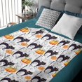 thumbnail image 3 of Halloween Black Cat Pumpkin Fleece Blanket Throw | Super Soft, Plush, Luxury Flannel Throw | for Bed, Sofa, Couch, Travel, Camping 60"x50" for Teens, 3 of 6