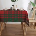 thumbnail image 3 of Rectangle Table Cloth, Scottish Clan Cumming Cummings Tartan Plaid Resistant Washable Tablecloth Decorative Table Cover for Dining, Indoor and Outdoor, 3 of 6