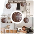 thumbnail image 4 of OUNONA Simple Hanging Clock Night Light Wood Square for Bedroom Living Room 1Pack 12 Inch, 4 of 4
