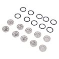 thumbnail image 4 of 10pcs Motorcycle Brake Oil Pump Sight Glass, Brake Master Cylinder Reservoir Sight Gasket Set with O Ring, Motorcycle Front Rear Brake Clutch Master for Most Motorcycles And ATVs, 4 of 7