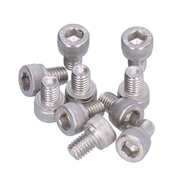 Pernos Roscados M6 DIN 912 Tornillos De Cabeza Hueca Hexagonal A2-70 ANGGREK Hardware