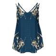 thumbnail image 6 of GA WEIHUA Women Eyelet Tank Tops Floral Sleeveless Shirts Square Neck Summer Casual Top Cute Loose Fit Camisoles(Navy,L), 6 of 7