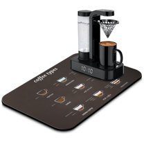 Experience the Ultimate 19.5x12in Coffee Mat Super Absorbent, Stain Hiding, Anti-Slip - Perfect for Countertops, Coffee Drying Mat Coffee Machines, & Dish Drying