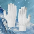 thumbnail image 5 of Winter Gloves Warm Gloves for Women Upgraded Touchscreen Gloves Knit Gloves with Soft Fleece for Cold Weather Gloves for Women Clearance, 5 of 6