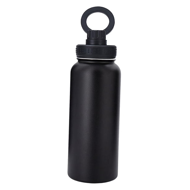 Botella aislada,Botella de agua aislada con soporte para teléfono,Hervidor portátil reutilizable de gran capacidad 32 ,Botella deportiva duradera a prueba de fugas de 1000 ml,Botella para
