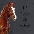 thumbnail image 3 of CafePress - Id Rather Be Riding! Hors Long Sleeve Dark T Shirt - Long Sleeve Dark T-Shirt, 3 of 4