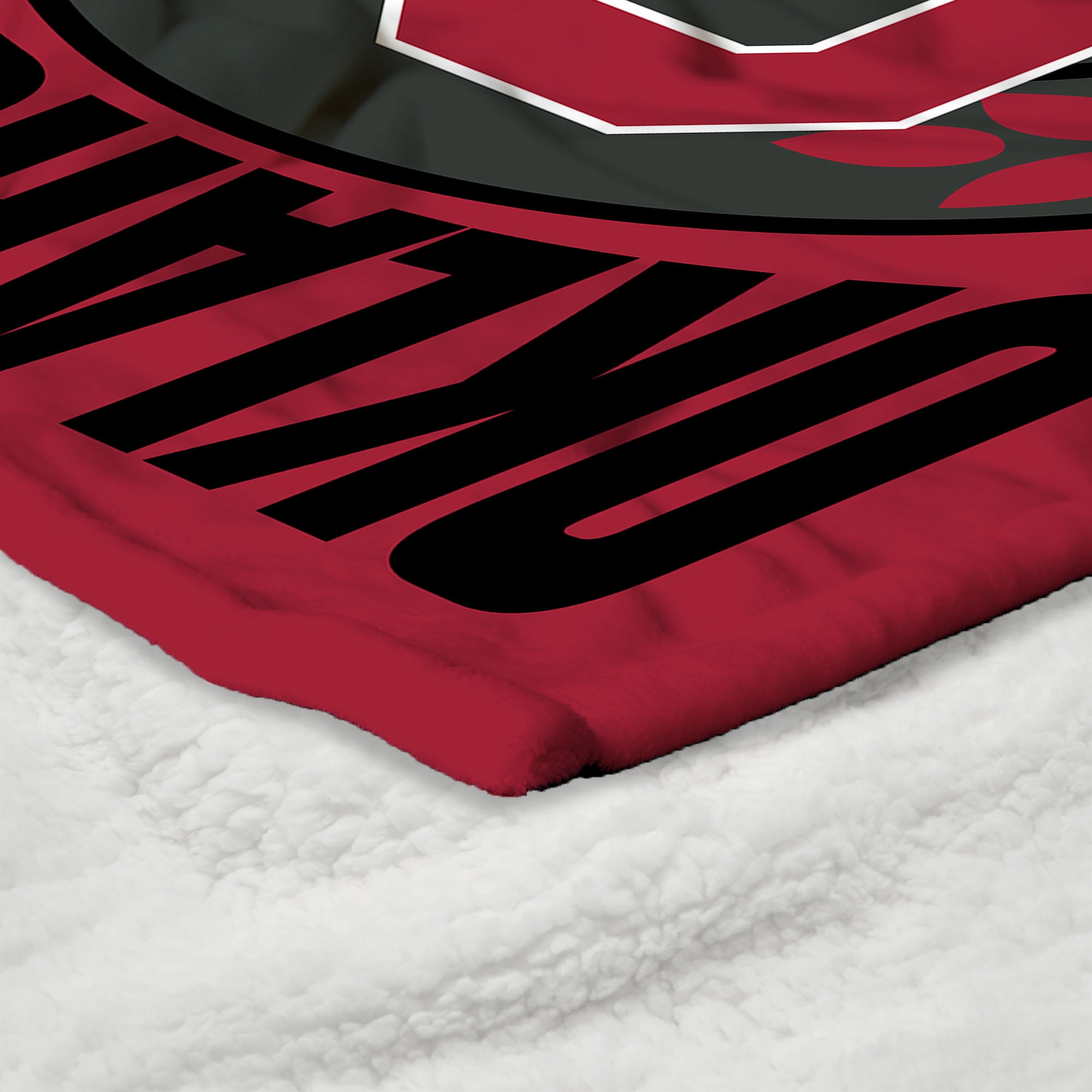 Oklahoma NCAA Apex Silk Touch Sherpa Throw 50x60 inches