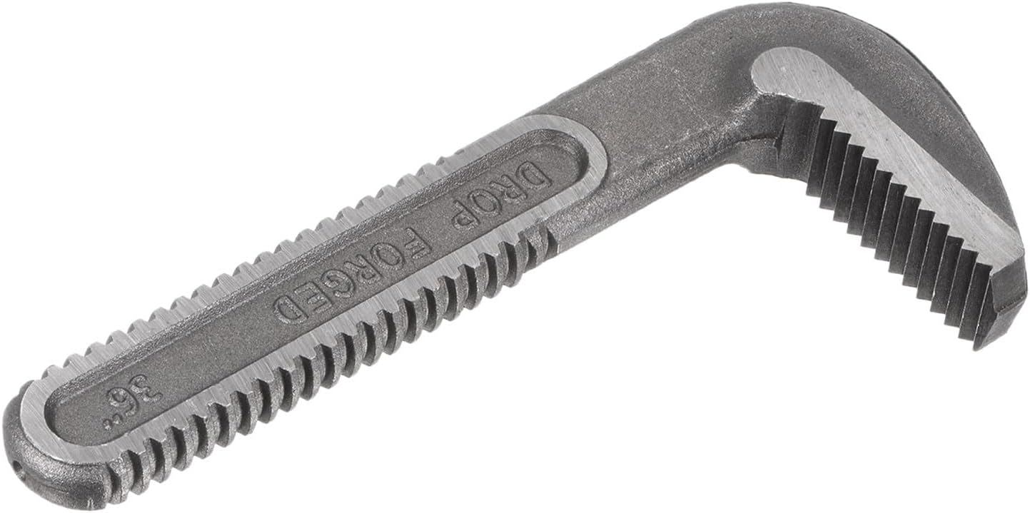 Pipe Wrench Hook Jaw 24" Plumbing Wrench Replacement Jaws Carbon Steel for 24" Adjustable Wrench