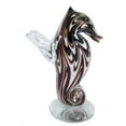 thumbnail image 1 of Figurine en Verre d'Hippocampe Brun, 1 of 1
