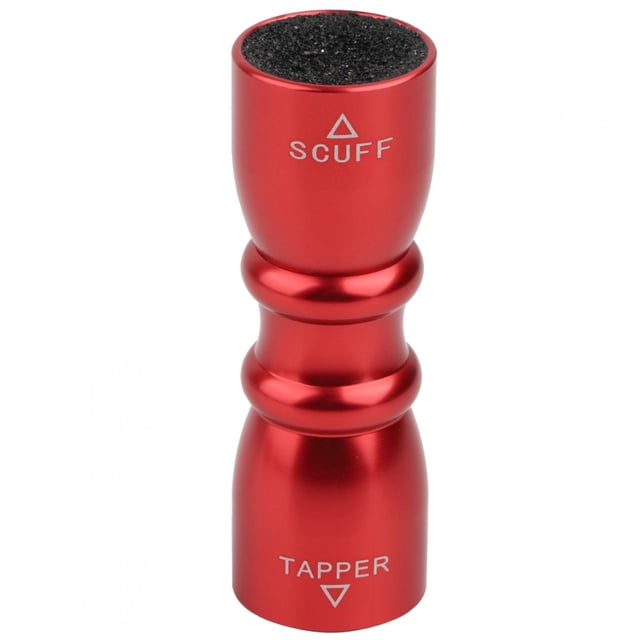 Herramienta portátil para puntas de taco de billar, miniherramienta para reparar tacos de billar (roja)