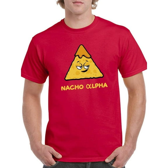 Nacho Alpha T-Shirt Men -Smartprints Designs, Male 5X-Large