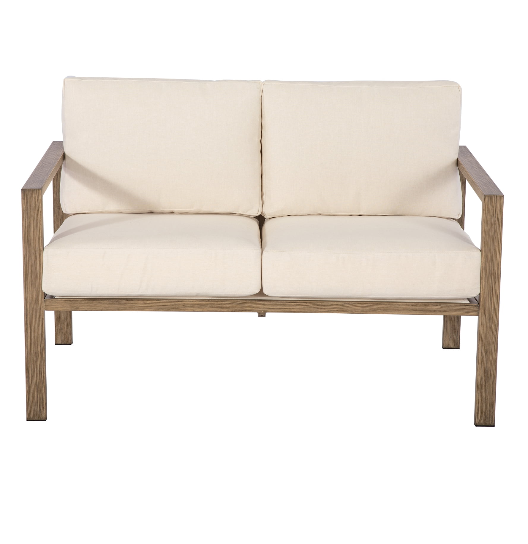 Mainstays Dashwood 4-Piece Outdoor Conversation Set, Seats 4, Beige