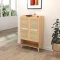 thumbnail image 1 of Homycasa Storage Cabinet Rattan Sideboard Kitchen Buffet Cupboard Storage Cabinet for Entryway, Hallway, 1 of 9