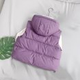 thumbnail image 6 of StSilkitty Boys Girls Hooded Puffer Vest Sleeveless Full Zip Hoodies Jacket Coat with Pockets Fall Winter Warm Outerwear, 6 of 7