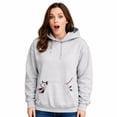 thumbnail image 2 of Possum Unisex Hoodie Funny Pocket Graphic Scared Opossum Hooded Sweatshirt, 2 of 8