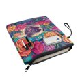 thumbnail image 3 of HELLHERO 1 pc Book Sleeve Protector Pouch with Lightweight Classic Reusable with Book Protection for Women Book Organzoer Holder Pug Peonies, 3 of 8