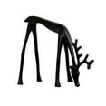 thumbnail image 7 of LmnLft European-style Imitation Metal Deer Statuer,Black Finish European-Style Modern Decorative, Christmas Tabletop Ornaments for Mantel Fireplace Living Room Bedroom Home Decor (Looks Down), 7 of 7