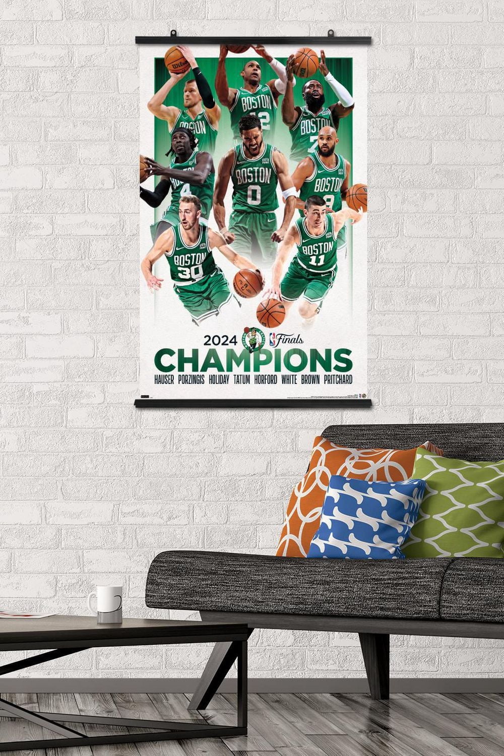 NBA Boston Celtics - 2024 NBA Finals Champions Wall Poster