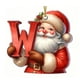 thumbnail image 2 of Christmas Flat 2D Letter Ornament For Tree And Car Hanging, 2 of 2