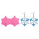 thumbnail image 1 of 5 Pendientes molde de silicona colgante de copo de nieve pendientes molde para decoración del hogar, 1 of 5