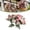 D, variant on 1 Bundle Artificial Camellia Buds Peony Bouquet 15 Heads Faux Silk Tea Rose Flowers for Wedding Centerpiece Home Vase Decoration 31cm, Clearance Cream White