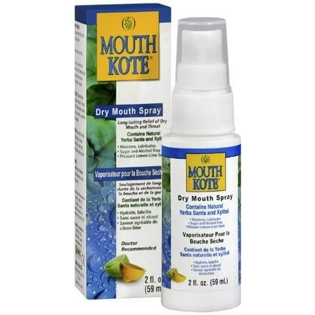 Mouth Kote Oral Moisturizer with Yerba Santa Dry Mouth Spray, 2 Fluid