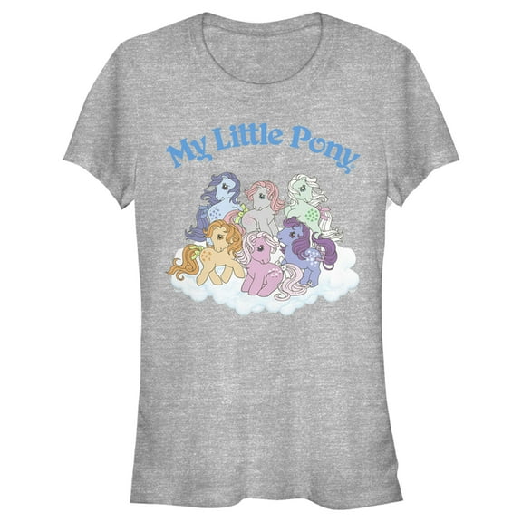 Junior's My Little Pony Favorite Original 6 Graphic Tee Athletic Heather X Large