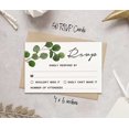 thumbnail image 4 of Inkdotpot 50 Blank RSVP Cards With White Envelopes-Greenery Style Response Card-RSVP For Wedding-Rehearsal Dinner-Baby Shower-Bridal Shower-Engagement Party Invitations, 4 of 7