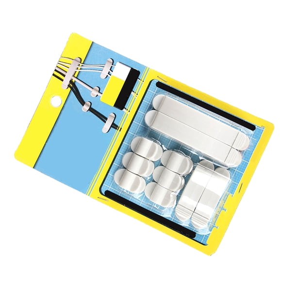 Abrazadera Organizadora De Cables, Clips De Cables Adhesivos Compactos Autoadhesivos 10 Piezas Para Oficina Para Pared De Escritorio