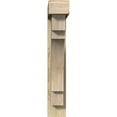 thumbnail image 2 of Ekena Millwork 6"W x 28"D x 36"H Merced Block Rough Sawn Bracket w/ Offset Brace, Douglas Fir, 2 of 25