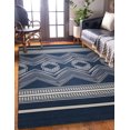 thumbnail image 4 of Outdoor Washable Boynton Navy & Ivory 5' x 7' Area Rug, 4 of 9