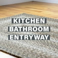 thumbnail image 6 of Homespice Wildwood Braided Rug 22x72in Runner Brown-Grey-Ivory Colors. Washable Indoor-Outdoor. Uses- Entryway, Kitchen, Bathroom, Anti-Fatigue, Sink Spill Absorbing, Ergonomic Comfort Standing Mat, 6 of 8