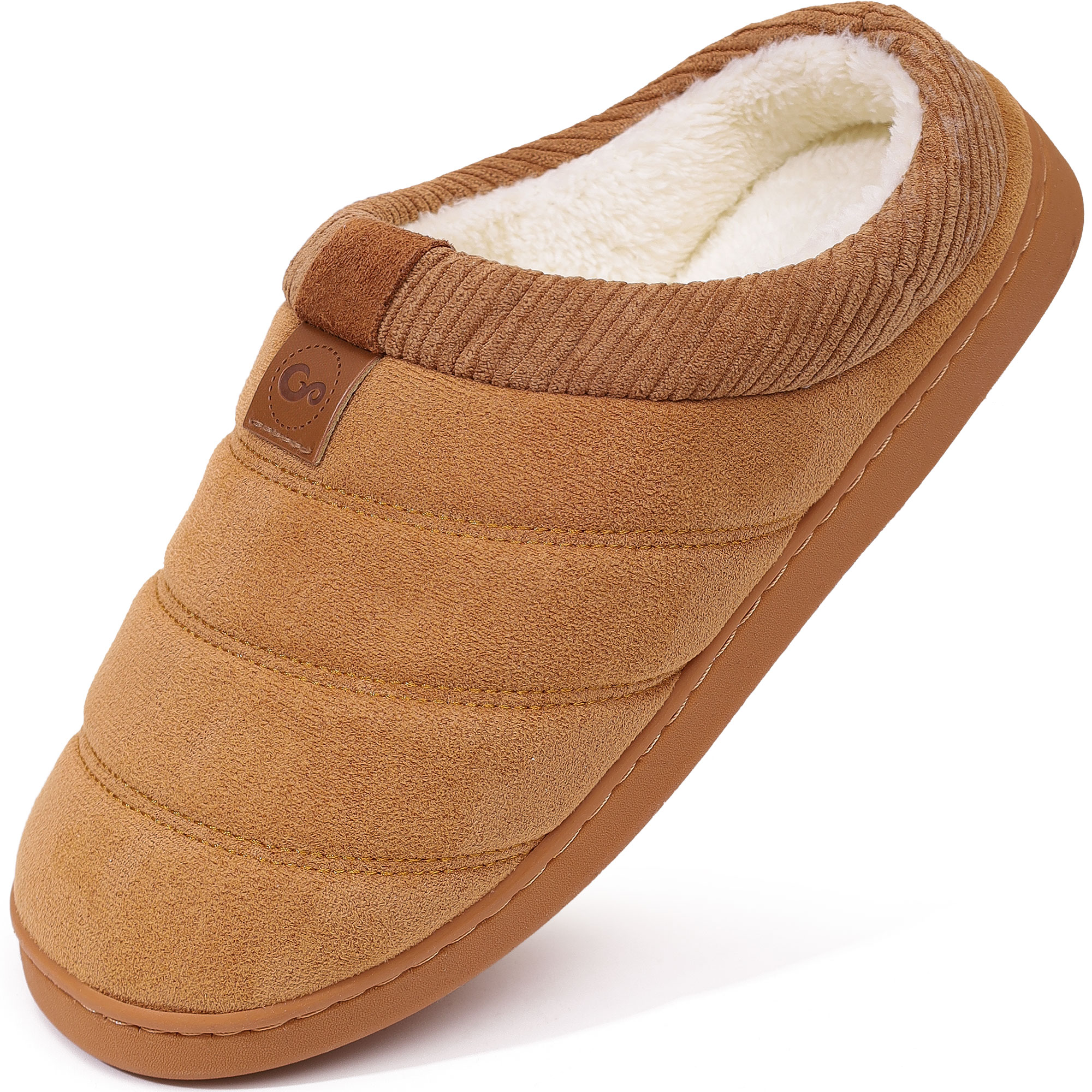 Ecetana Men's Memory Foam Scuff Slippers