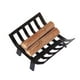 thumbnail image 1 of Accesorios para chimenea de casa de muñecas perfke estante de Metal con leña de madera, 1 of 9