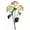 White*1PC, variant on Solar Hydrangea Flower Light, 28.35 Inch Tall Single Stem with 3 LED Blooms, 15H Long-Lasting Light, IP65 Waterproof Outdoor Stake Light, Solar Fairy Light for Yard, Pathway & Patio Decor