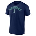 thumbnail image 2 of Men's Cal Raleigh Navy Seattle Mariners Winning Streak Name & Number T-Shirt, 2 of 3