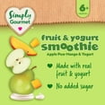 thumbnail image 3 of Simply Gourmet Apple Pear Mango & Yogurt Smoothie Purée Pouch – 6+ Months, Made with real fruit & yogurt, 3 of 7