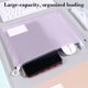 thumbnail image 5 of Zipper File Bag Ribbon Business Card Style Data Organization A4 Large Capacity Thick Waterproof Storage Bag, 5 of 6