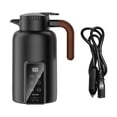 thumbnail image 2 of Tongina Car Heating Cup Auto Heating Kettle Travel Coffee Mug Tumbler Car Electric Heating Car Cup for Tea Beverage Black, 2 of 8