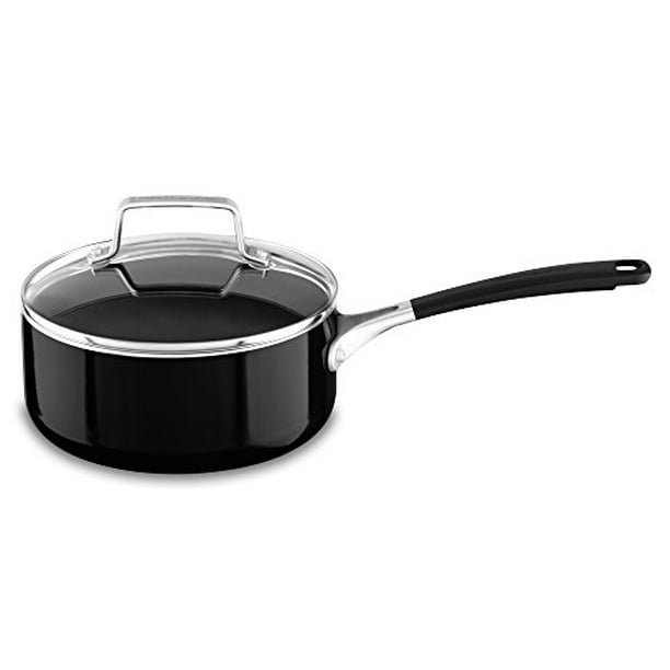 KitchenAid KC2A20PLOB Aluminum Nonstick 2.0 quart Saucepan with Lid