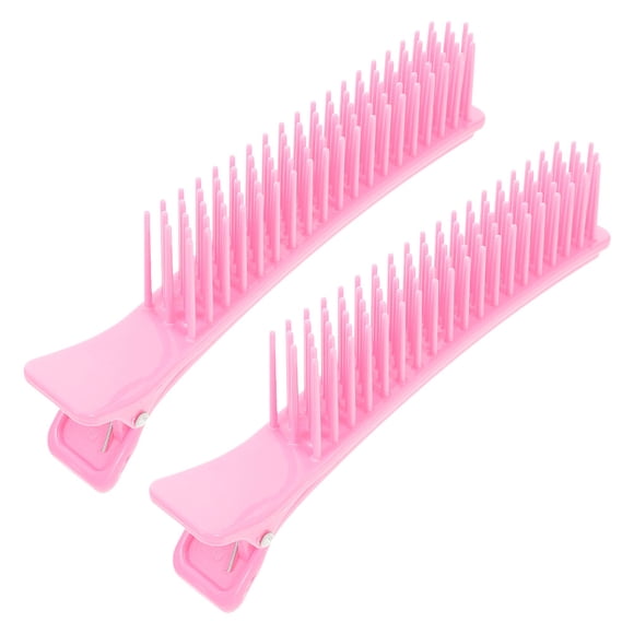 MOVTOTOP 2pcs Hair Clips for Styling Sectioning Grip Hair Cutting and Parting Plastic Hairdresser Clips for Salon and Home Use