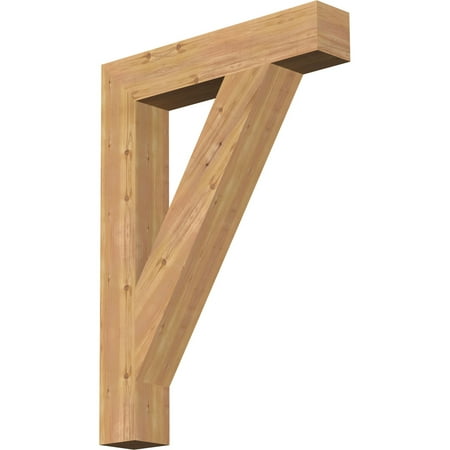 

5 1/2 W x 32 D x 44 H Traditional Block Smooth Bracket Western Red Cedar