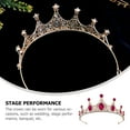 thumbnail image 4 of CIMAXIC Wedding Wedding Crown Bride Crown Rhinestone Crown Birthday Party Tiara Wedding Hair Accessory,5.91"X5.91"X1.97", 4 of 5