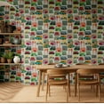 thumbnail image 3 of S4Sassy Retro Vehicles Wallpaper - Commercial Space Wall Covering, 25" x 60" Self-Adhesive Textured Vinyl Wall Paper, Decorative Walls Wrap, Easy DIY Walls Covering For Retail, Office Spaces - Multi, 3 of 8